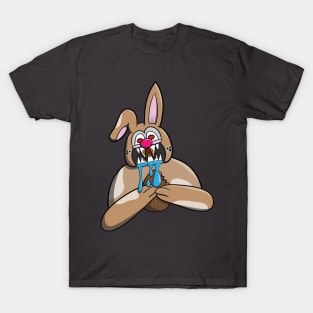 Scary Easter Bunny Horror Cartoon T-Shirt